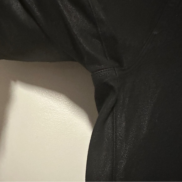 L'agence Jyothi high rise split ankle hem jeans in noir black coated size 31 - Picture 6 of 10